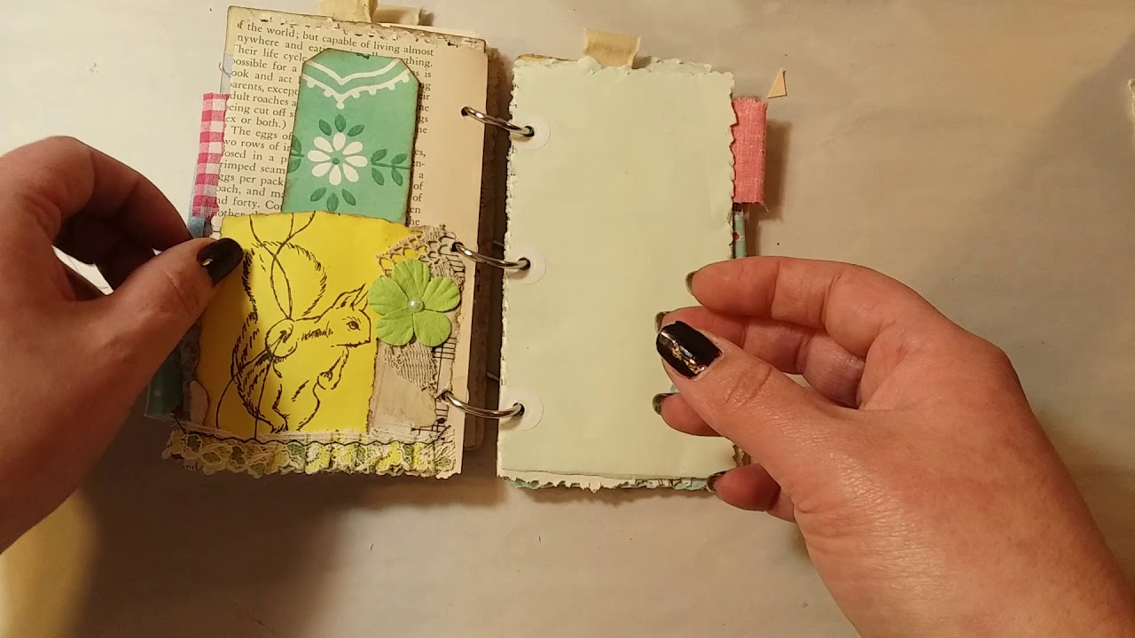 flash card ring binding journal. YouTube
