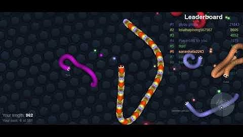 Chơi thử Rắn Săn Mồi Slither.io không Top 1 không ngủ và cái kết