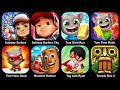 Subway Surf,Subway Surf City,Tom Gold Run,Tom TIme Rush,Tom Hero Dash,Brainrot Runner,Tag With Ryan