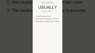 “usually” Meaning +3 Examples | Improve Your English Fast! 🚀📚 #vocabulary #learnenglish #shorts Net Worth