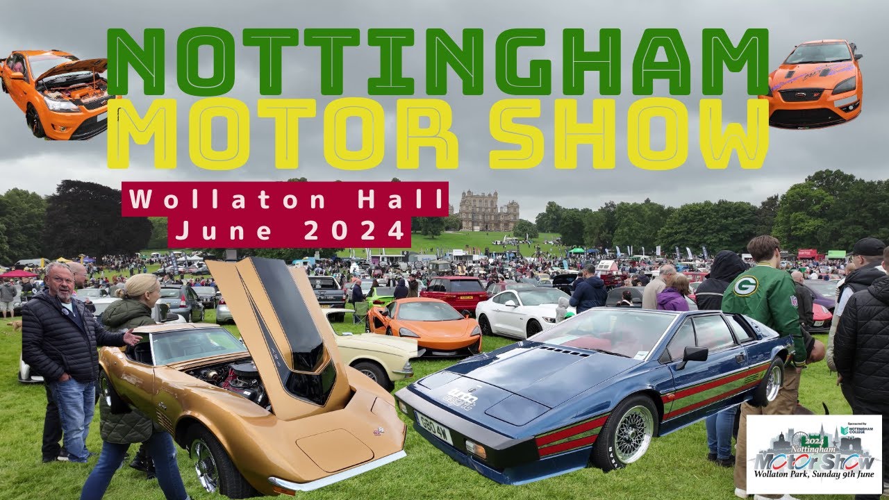 Nottingham Motor Show, Wollaton Hall, Car Show, June 2024. YouTube