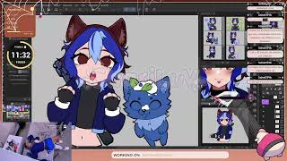 ➜ ꒰ SPEEDPAINT  - BeriPie's Alerts full process ꒱ #vgenartist
