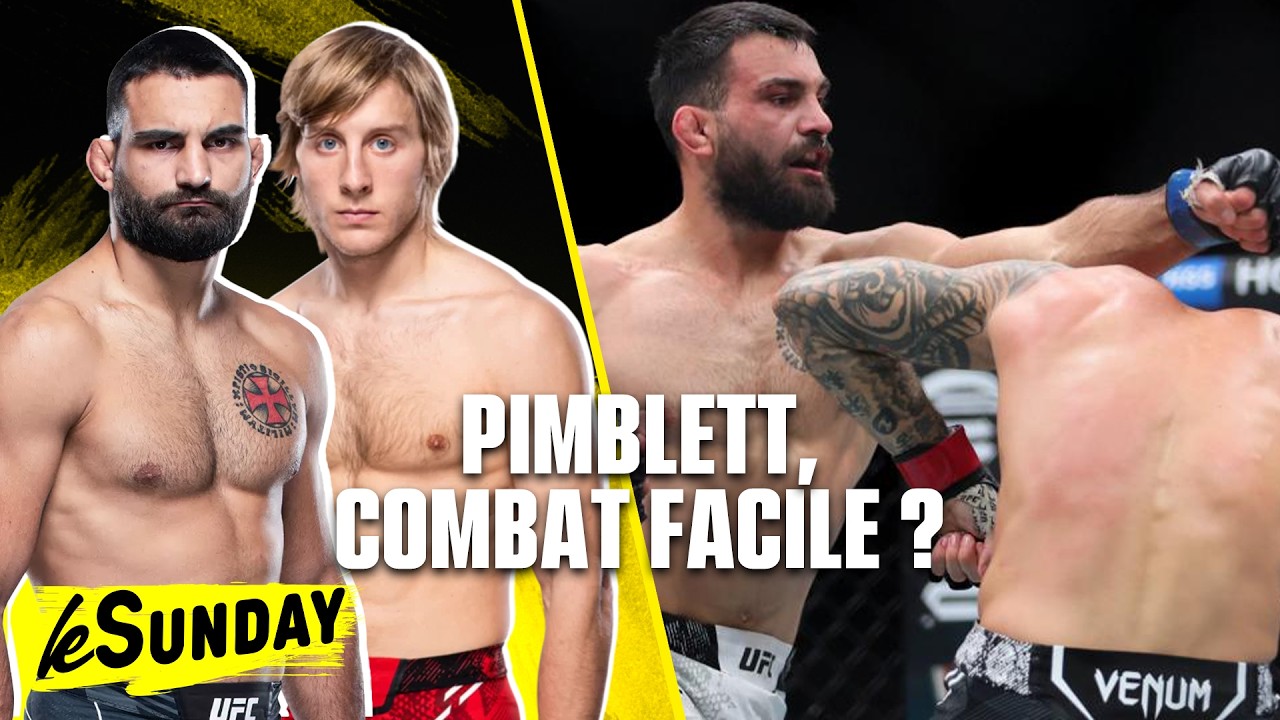 BSD vs Pimblett UFC 329 preview Le Sunday RMC Sport co-main event Las Vegas