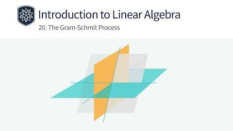 Introduction to Linear Algebra: The Gram-Schmidt Process