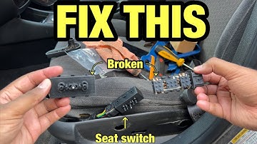 HOW TO FIX YOUR SEAT SWITCH IN A CHEVY IMPALA 06-2013 | CHEVY IMPALA FRONT SEAT SWITCH FIX