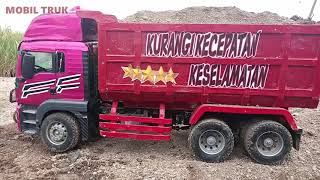 TRUCK BOS MUDA MUAT PASIR ANTI GOSIP OLENG - MOBIL TRUK TRONTON
