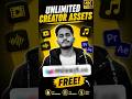 Secret Website for Editors: Free 4K Stock, Music &amp; Templates! (No Copyright) 🔥