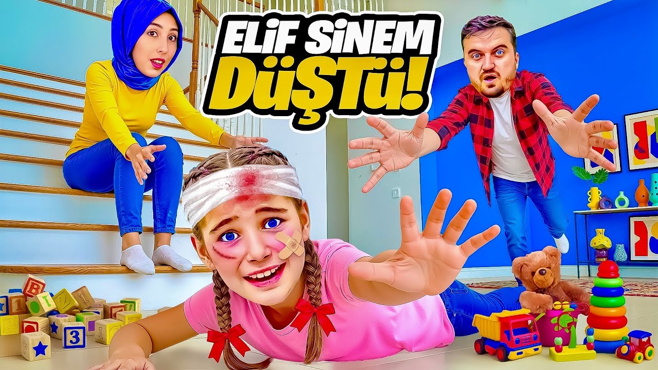 BABAMA MERDİVENLERDEN DÜŞTÜM ŞAKASI YAPTIK ‼️ YATAKTAN FIRLADI !!