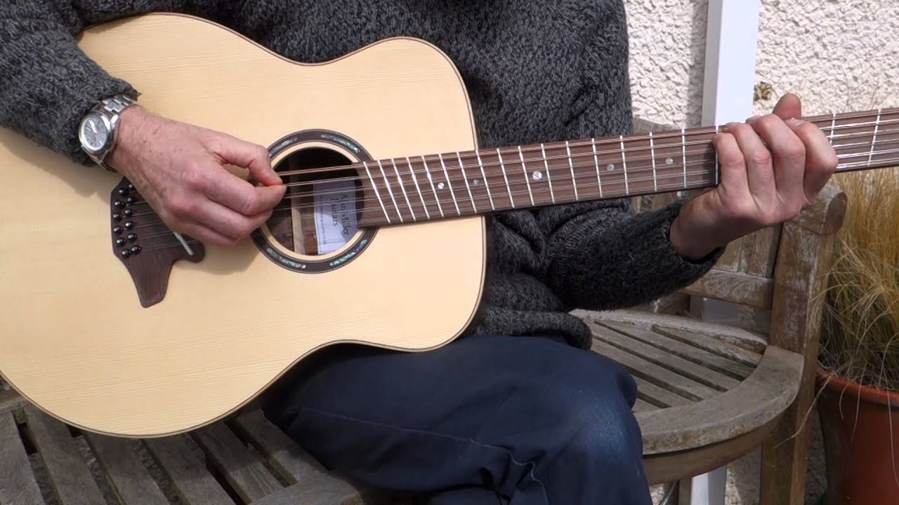 12 String Fan Fret Guitar made by Alan for Richard! YouTube