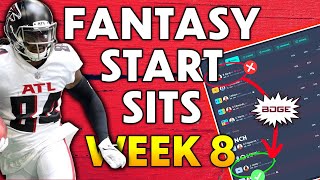 Week 8 Last Minute Fantasy Football Rankings, Must Starts & Players to Avoid