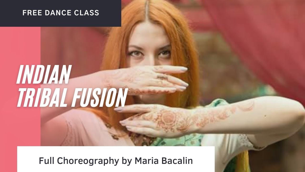 “Black & White” by NextRO/ Indian Tribal Fusion/ FREE Class/ How to Bellydance/ by Maria Bacalin