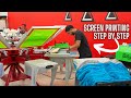 Screen Printing T-Shirts: The Complete Process Revealed