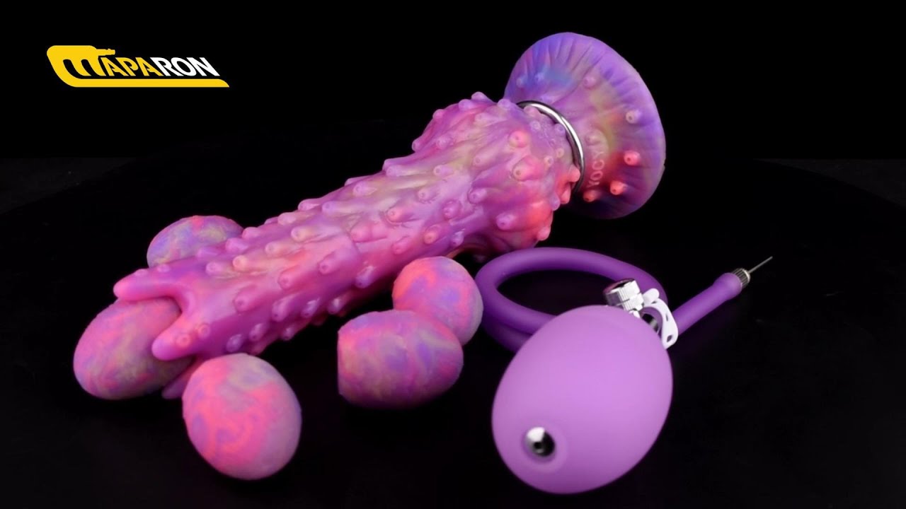 Fantasy Ovipositor – Alien Egg Laying Dildo with Soft Silicone Eggs
