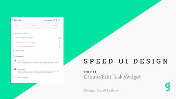 How To Design An Task App Widget | UI/UX Design | Speed Design