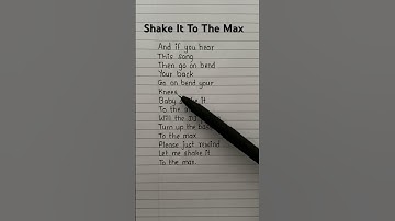 Thumbnail of Shake It To The Max (FLY)  #lyrics #song #trending #shakeittothemax