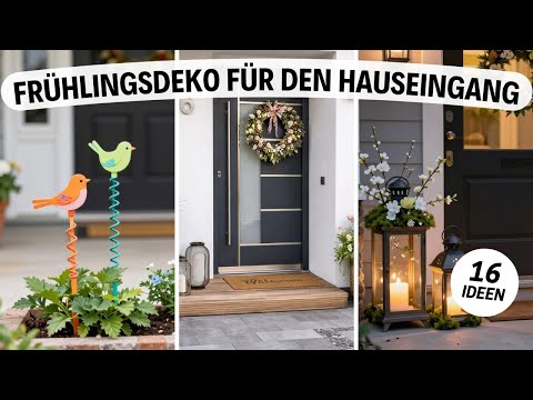 Frühlingsdeko für den Hauseingang: 16 Ideen, die sofort auffallen