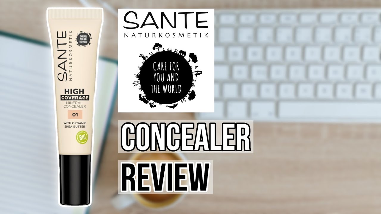Sante High Coverage Mineral Concealer Review | Top oder Flop |  Naturkosmetik | Ginkgomen - YouTube