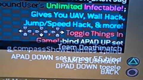 MW2 infections PS3 Uav wallhack jump/speed and more!!