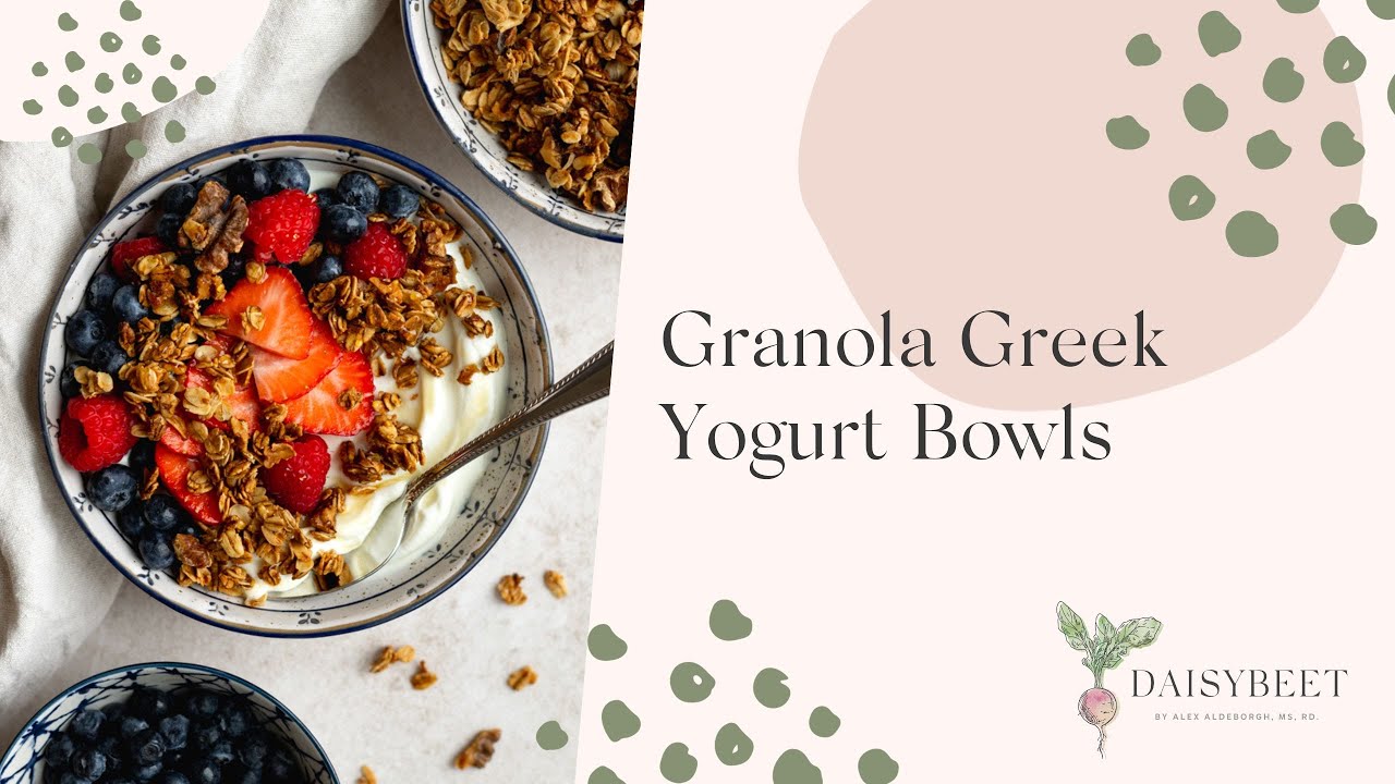 Fruit, Granola, and Greek Yogurt Breakfast Bowls Recipe YouTube