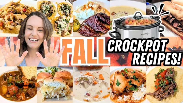 🍂10 BEST🍂 Fall Crockpot Recipes: Perfect Comfort Food!
