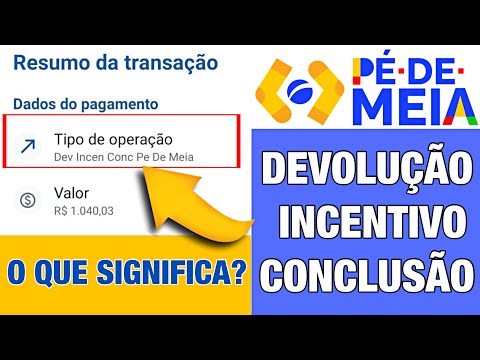 DEVOLUÇÃO INCENTIVO CONCLUSÃO PÉ-DE-MEIA: O QUE SIGNIFICA? 