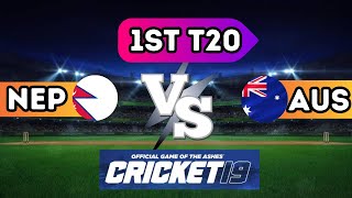 LIVE NEPAL vs AUSTRALIA 1st T20 2024🔴LIVE - nepal vs aus 1st t20 2024🔴LIVE nep VS aus gameplay