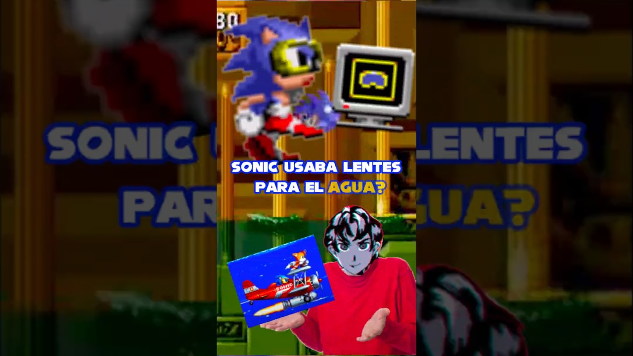 Sonic usaba LENTES #shorts #sonic #sonicxshadow #sonicthehedgehog #sabiasque #curiosidades #meme