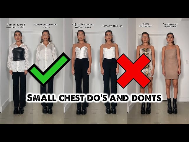 Do's and Don'ts for Flat Chests 