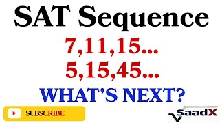 Celebrity SAT Math Sequences | Arithmetic vs Geometric Explained Clearly Wealth