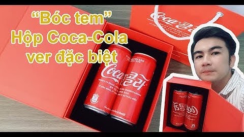 Bóc tem HỘP QUÀ TẶNG COCA-COLA Ver đặc biệt nhân Hội nghị thượng đỉnh Mỹ - Triều