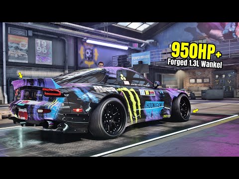 Need for Speed Heat Gameplay - 950HP+ MAZDA RX-7 SPIRIT R Customization | Drift Build