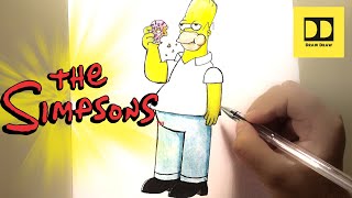 How to draw Homer Simpson | Easy to Draw | Step by Step