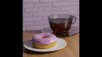 Donut animation from the blender guru