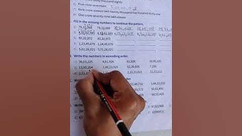 Class:4 subject: Mathematics  chapter no:1 Larger numbers.  Date:27/7/20