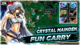 🔥 Dota 1 , Crystal Maiden - Fun Carry BUILD ! Я - КЕРРИ, А НЕ САППОРТ :D