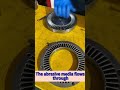 Are you still worried about the inner hole burr that can't be removed?supermarket#machine #polish