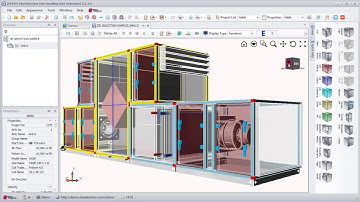 AHU Selection - (Air Handling Unit Selection) - Changing 3D View Type