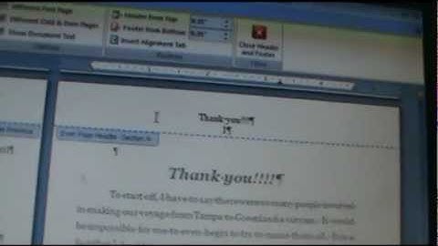 Formatting Book Two different headers and page numbers part 2