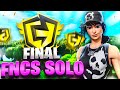 Como CLASIFIQUÉ a la FINAL de la FNCS de SOLO en FORTNITE