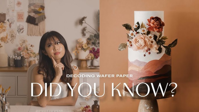 Filler Flowers 100% Wafer Paper only - online lesson with Petya