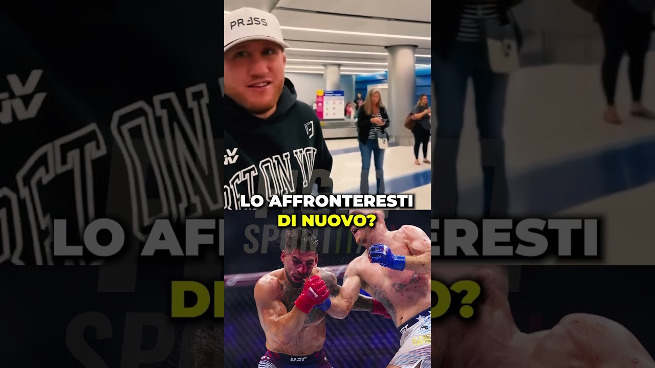 JUSTIN GAETHJE risponde a ILIA TOPURIA 😳