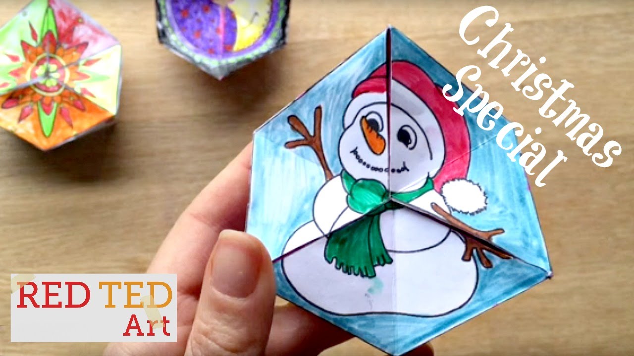 Christmas Paper Crafts for Kids - Red Ted Art - Kids Crafts