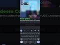 Flex UGC Code #roblox #game #code #viralshort #viral #robux