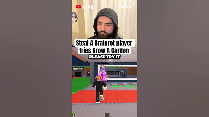 Steal A Brainrot Player Tries Grow A Garden