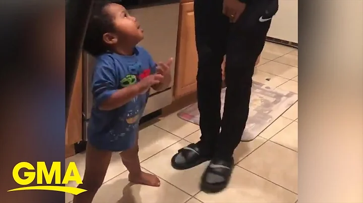 This toddler learned the alphabet by jamming out w...