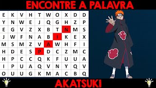 AKATSUKI WORD HUNTING - GUESS THE AKATSUKI CHARACTER NAMES - NARUTO QUIZ AKATSUKI screenshot 2