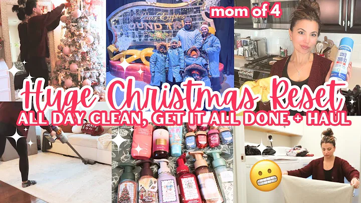 EXTREME CHRISTMAS CLEAN WITH ME 2025 🎄 WEEKLY RESET | MOM OF 4 GET IT ALL DONE