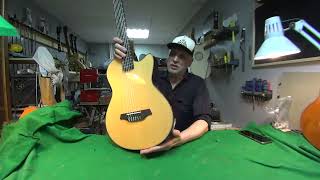 Обзор Silent-гитары Angel Lopez EC3000CN - можно ставить металлические струны с широким грифом.