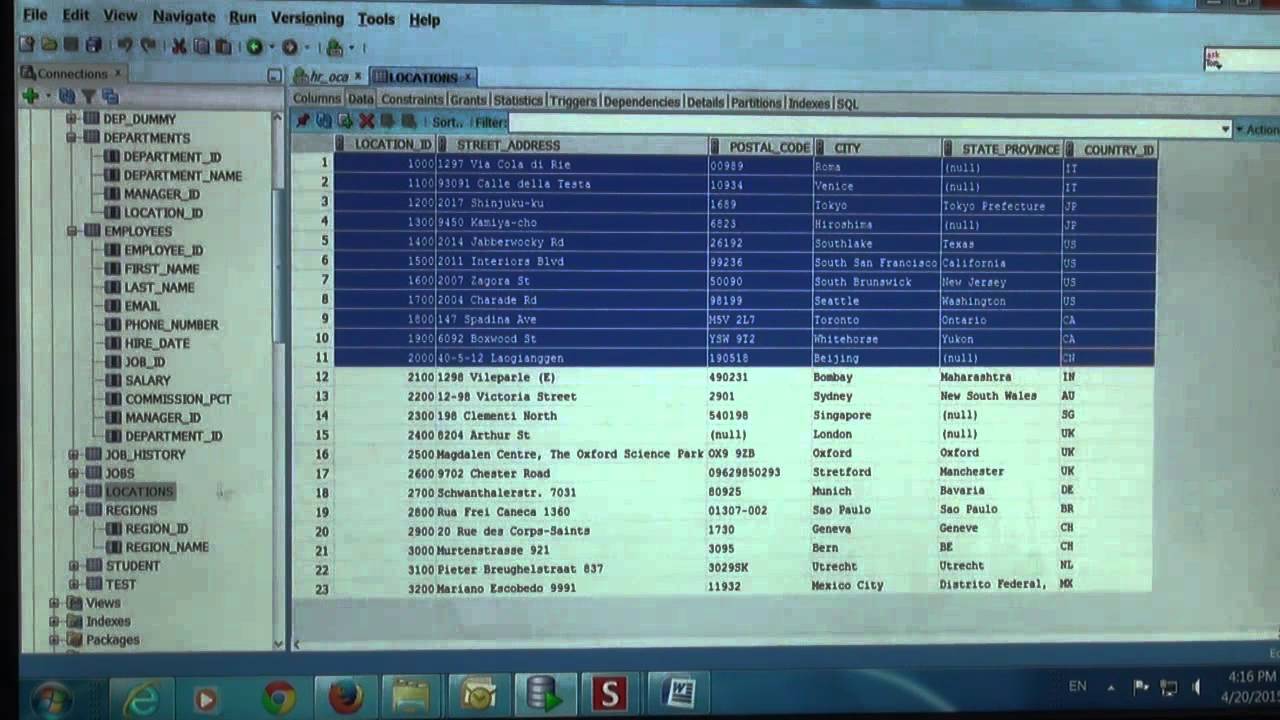 Oracle SQL PLSQL & Admin - Training at CRISP - YouTube