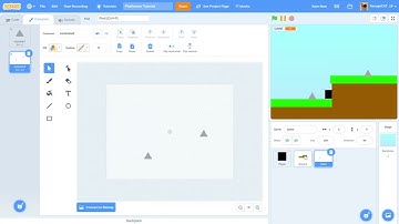 How to make a platformer game in scratch | Part 2